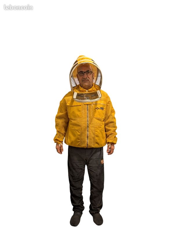 4Bee - Blousons d'apicultures ventilés jaunes (image 1)