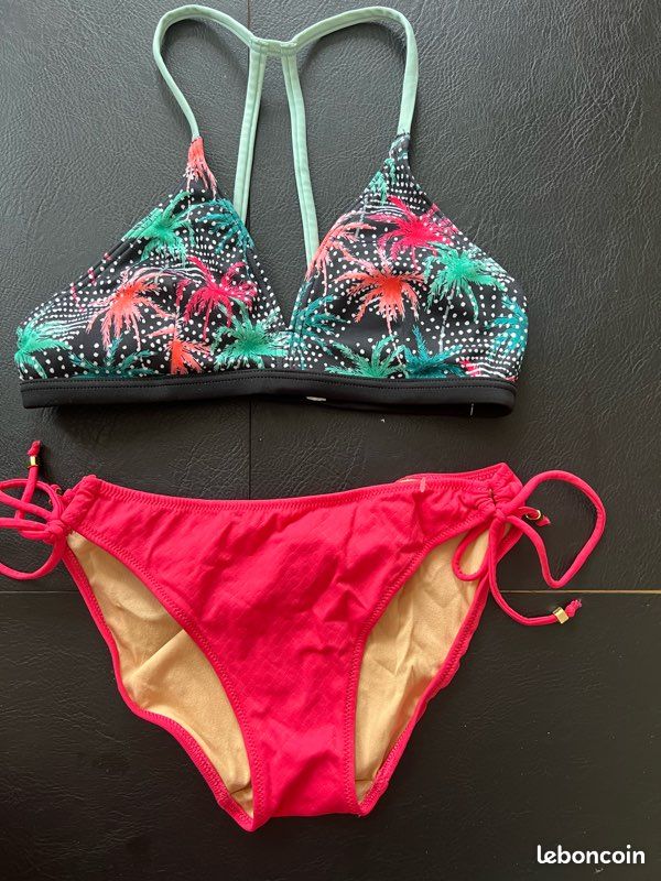 Maillot Femme Maillot De Bain Rouge Decathlon Maillot Bain 38 M