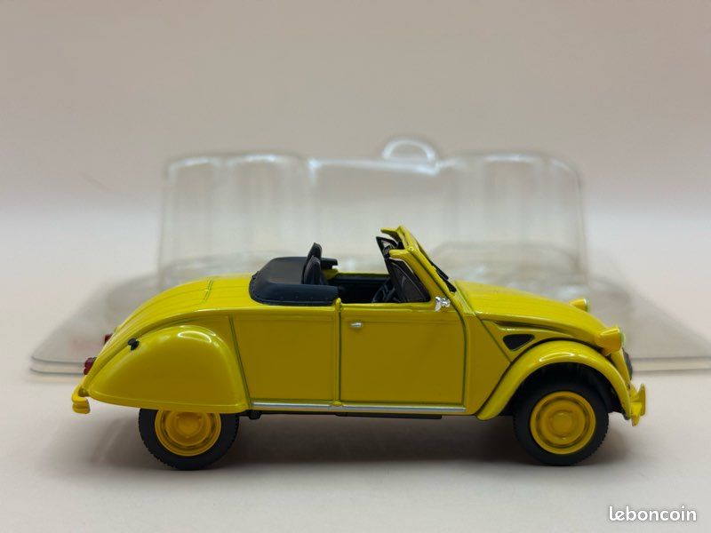 Norev Jet Car 1/43 – Citroën 2CV 6 Jaune 843 – Miniature Neuve Sous Blister