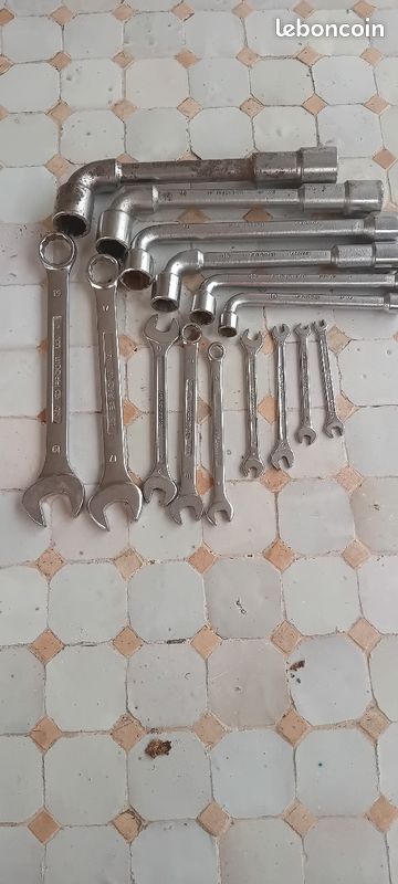 Clés à pipes, plates et oeils, plates facom (image 9)