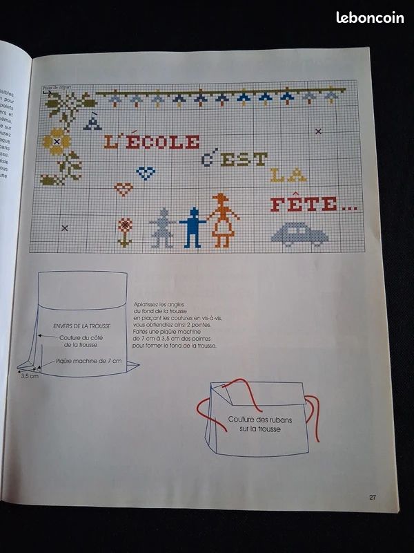 Magazine loisirs créatifs broderie point de croix (image 2)