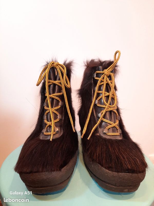 Bottines hiver fourrures vintage année 70 (image 4)