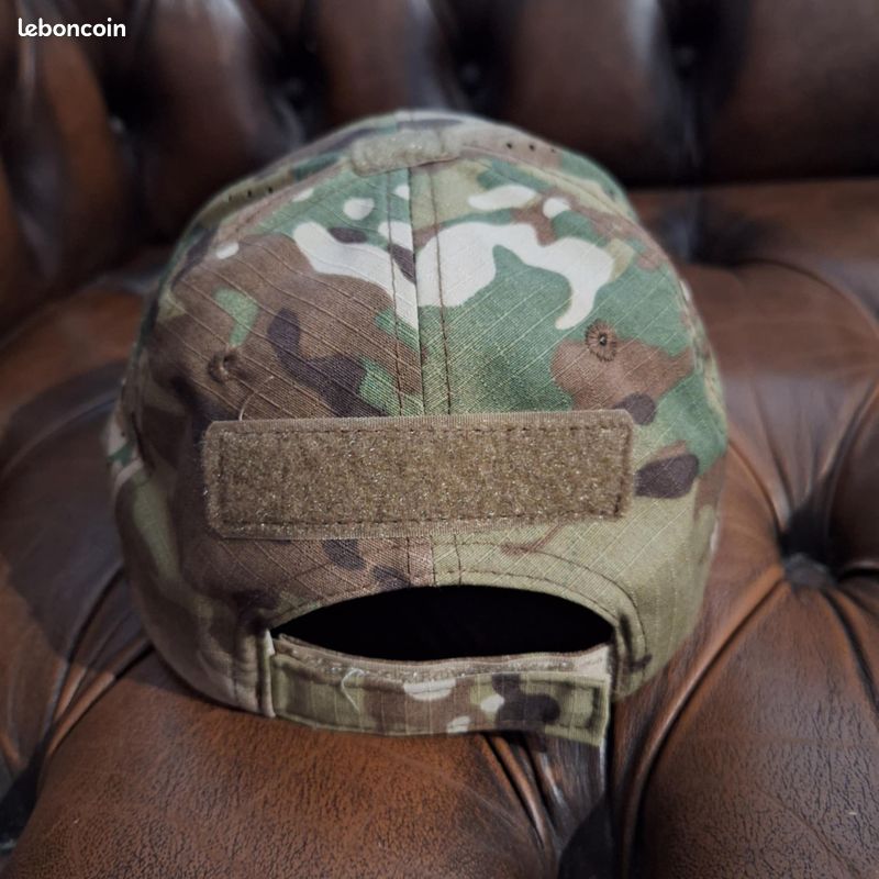 Casquette Militaire Camouflage Avec Patch France - Taille 60 - Coton/Polyester - Neuf Sans étiquette