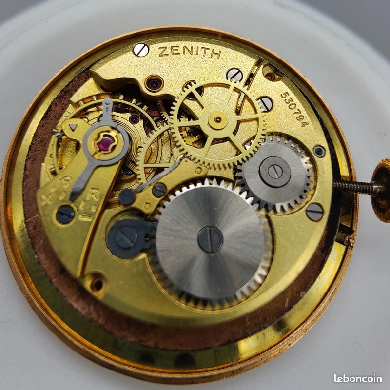 Mouvement De Montre ZENITH 7885 Vintage – À Réviser – Pour Horloger