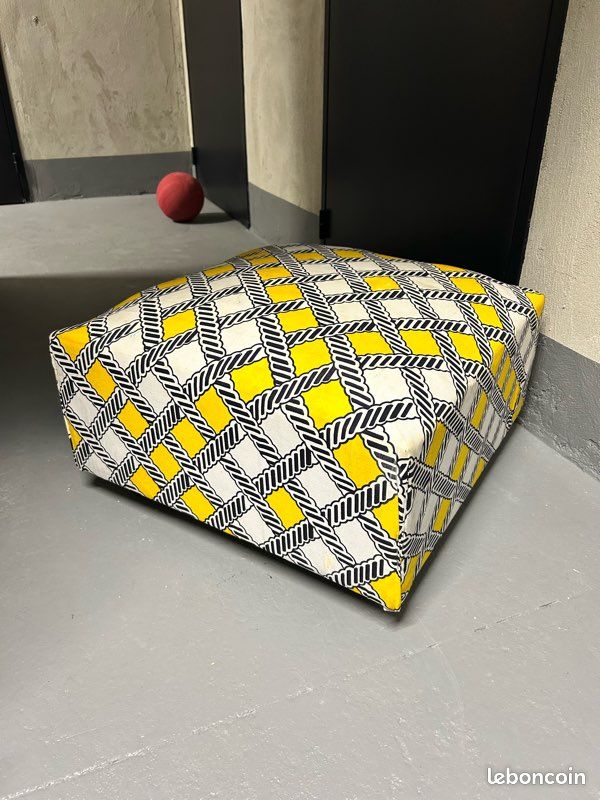 Pouf motif wax (image 1)