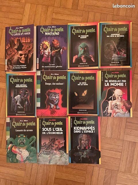 Chair de poule de R.L Stine lot de 5 (image 1)