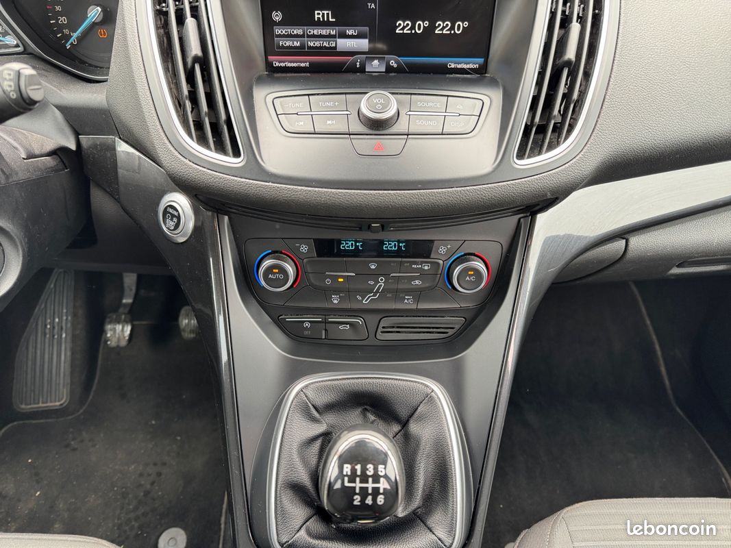 FORD C-MAX II 1.0 EcoBoost 125ch Stop&Start Titanium Régulateur Radar AR Bluetooth Garantie 12 mois (image 12)