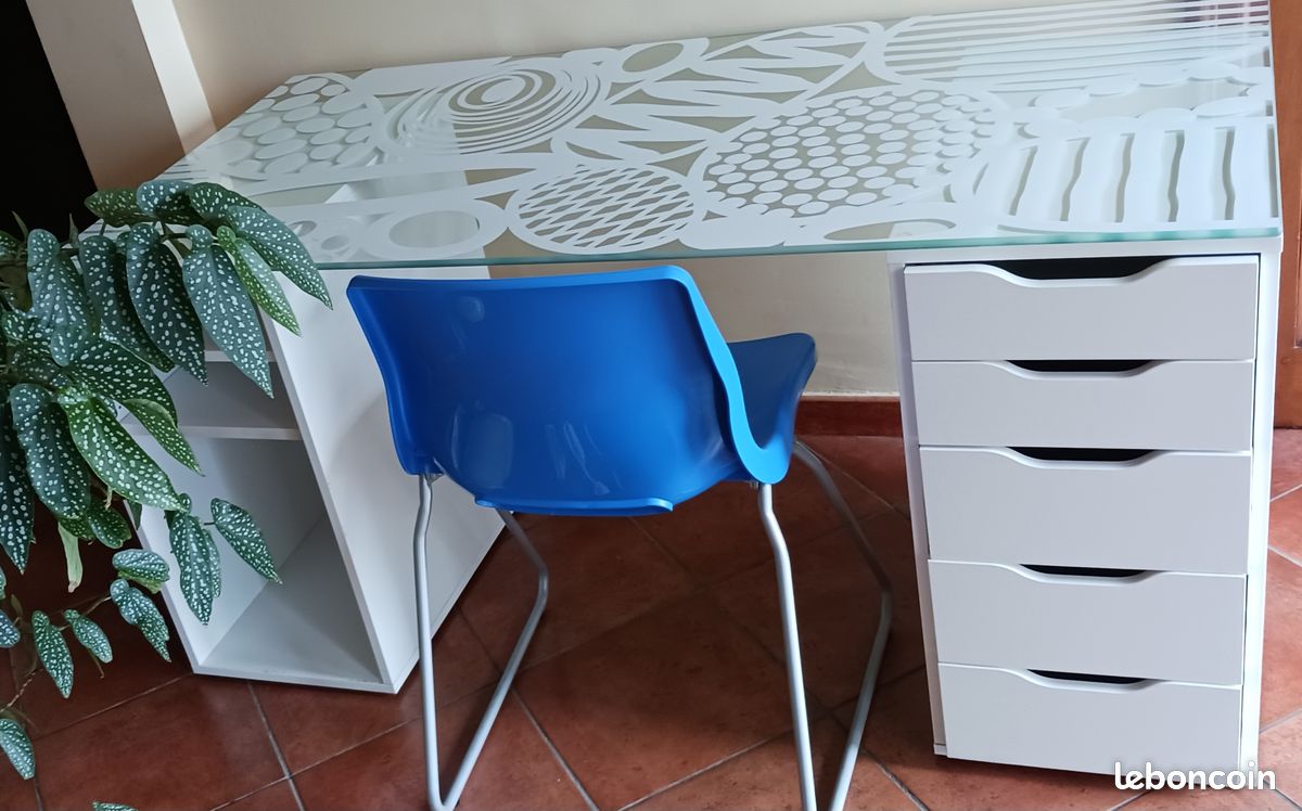Plateau en verre pour Bureau (image 1)