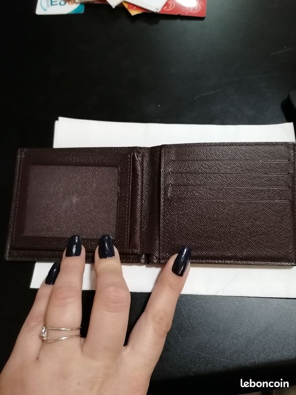 Porte feuille Louis Vuitton PM marron (image 2)