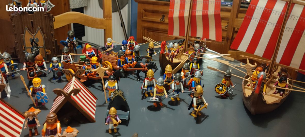 Lots Playmobil viking personnage accessoires (image 18)