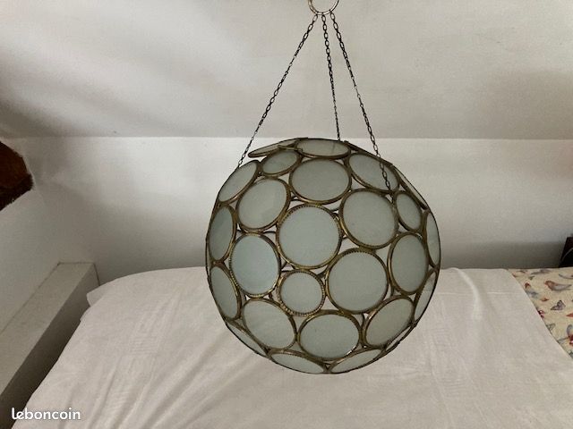 Suspension grande boule vintage (image 3)