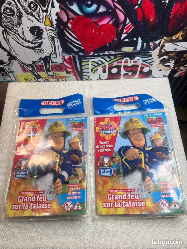Lot de 2 packs Sam le Pompier – neufs sous blister (image 2)