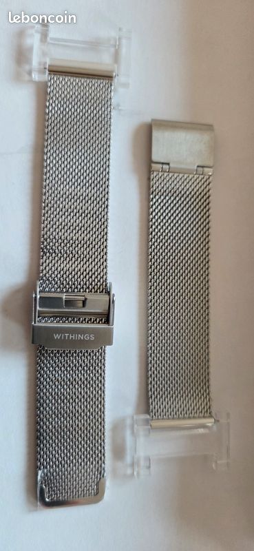 Bracelet Montre Maille Milanaise Argent 18mm - Neuf Avec étiquettes