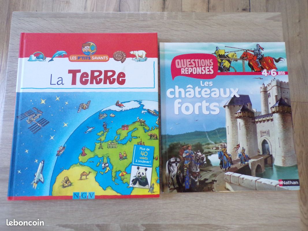 Les châteaux forts" et "La terre (image 1)