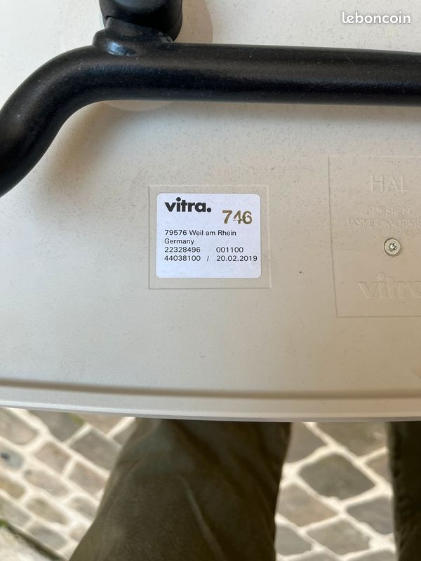 2 chaises Vitra HAL – Jasper Morrison – assise rembourrée (vendues par paire) (image 6)