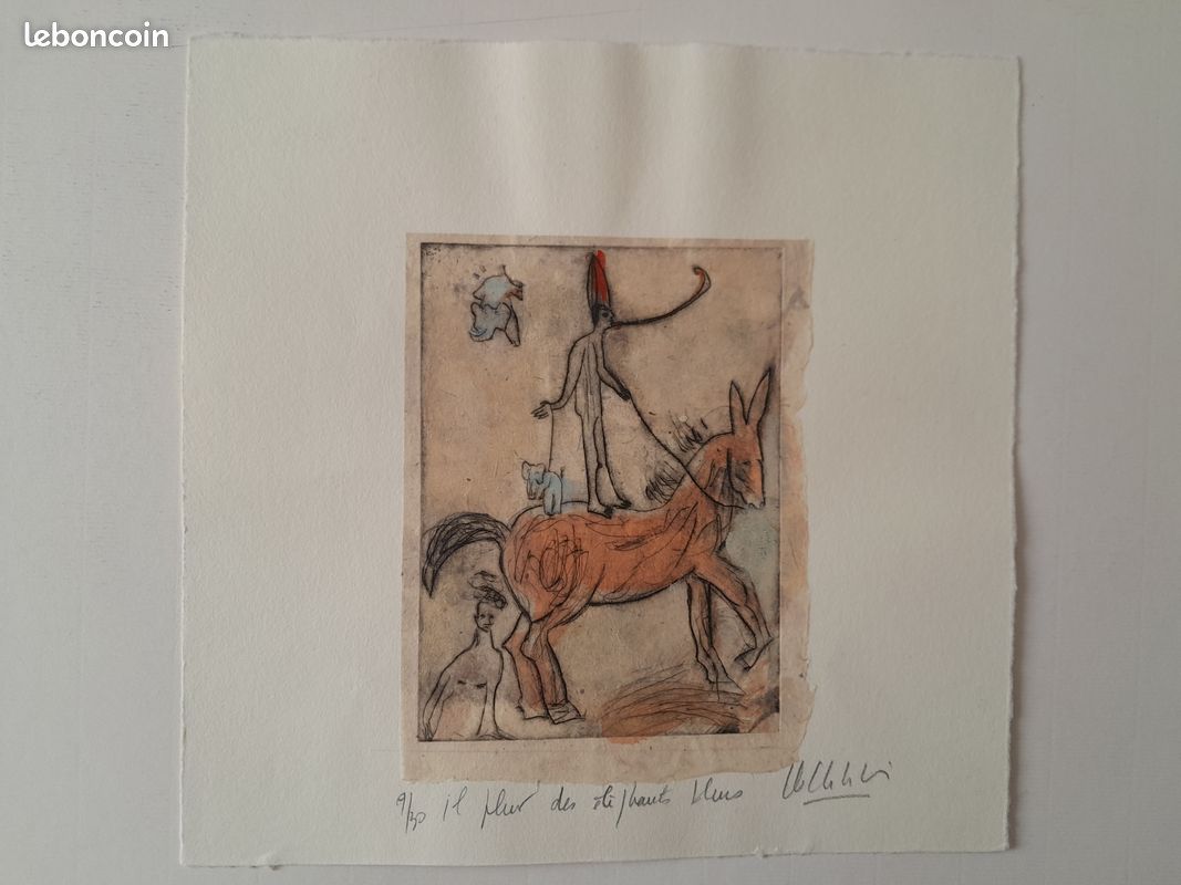 2 gravures signées au crayon par Claire Le Chatelier (image 3)