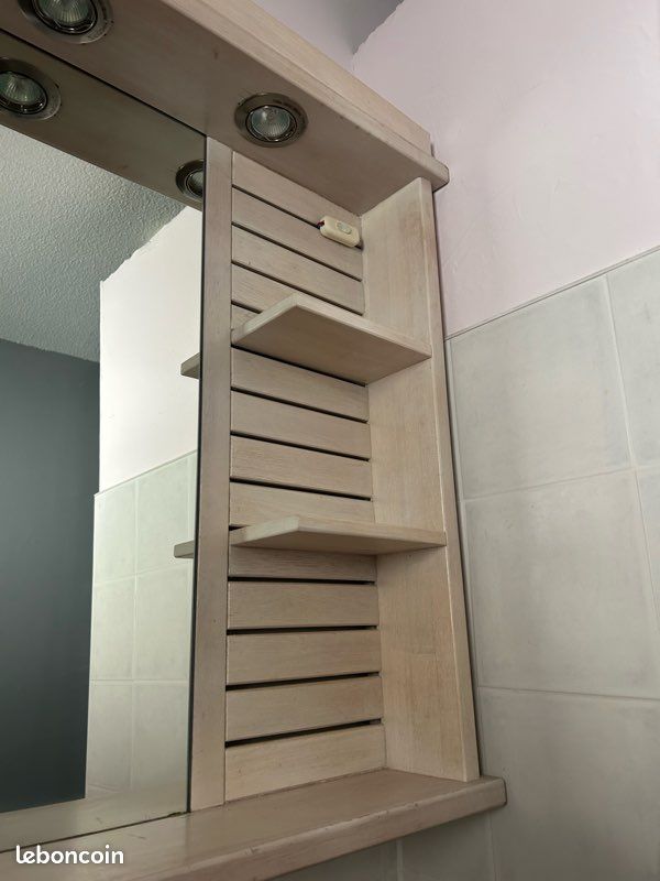 Très joli Étagère Miroir salle de bain (image 3)