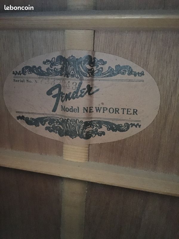 Guitare acoustique Fender Newporter 1990's (image 5)