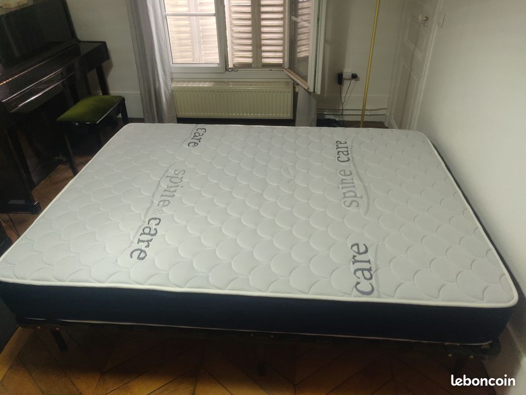 Sommier + matelas (140x190cm) (image 2)
