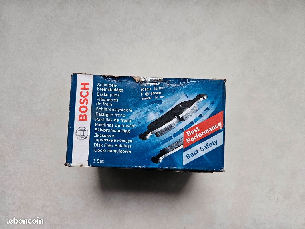Plaquettes de frein arrière bosch neuves – peugeot 406 / 605 / 607 – réf. 0 986 494 055 (bp536) (image 1)