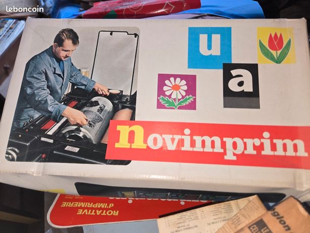 NOVIMPRIM Rotative D'imprimerie – Jeu Jouet Ancien Vintage Des Années 70