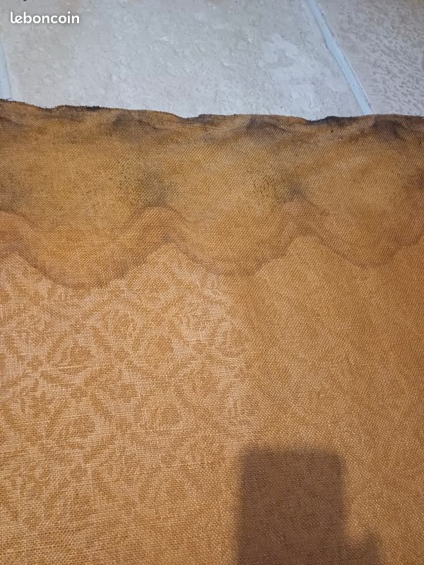 Toile de jute ancienne avec motif (image 3)