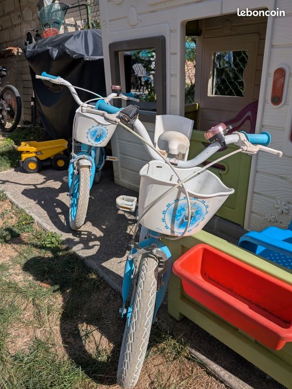 Lot vélos reine des neiges 14'' (image 3)
