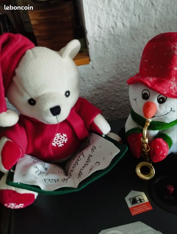 Lot de 2 Ours de Noël inter active (image 12)