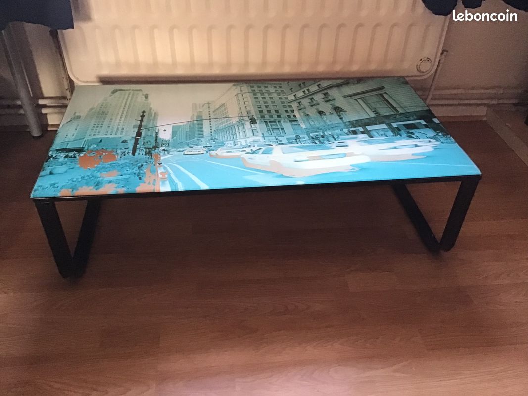 Table basse verre New York (image 1)