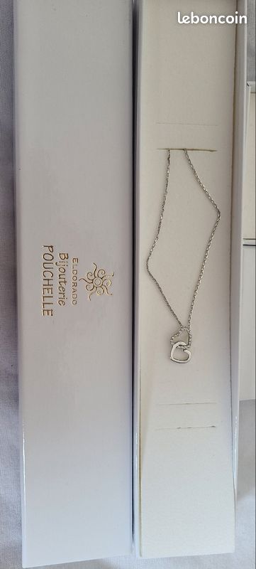 Parure Collier et Bracelet cœur (image 3)