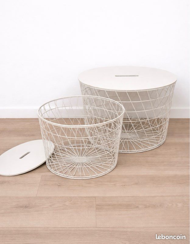 1 lot de 2 tables basses IKEA (image 1)