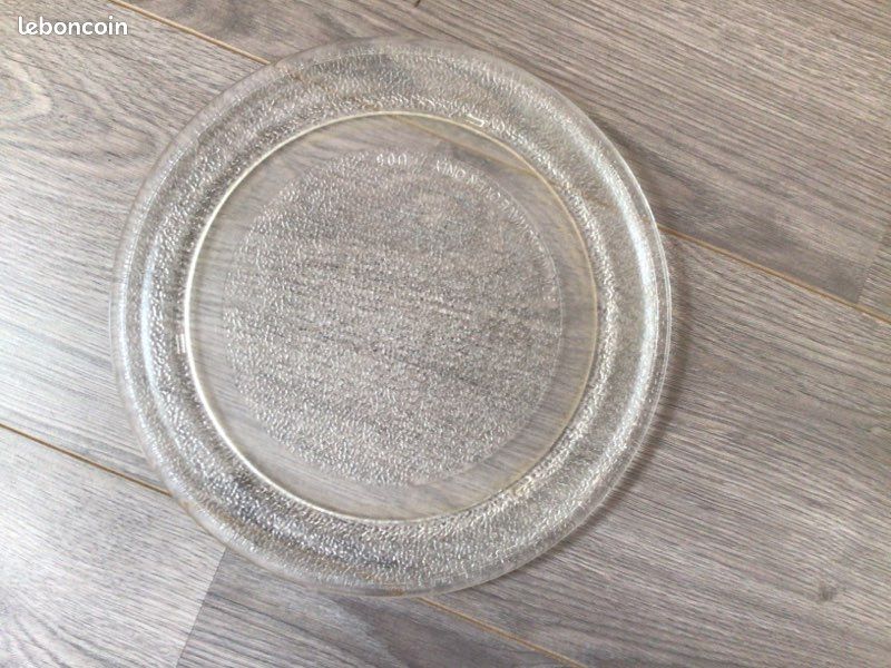 Plateau micro onde verre diamètre 24,5cm (image 1)