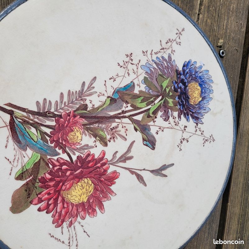 Ancen Dessous De Plat Faïence Et Bos Vntage - Etsy