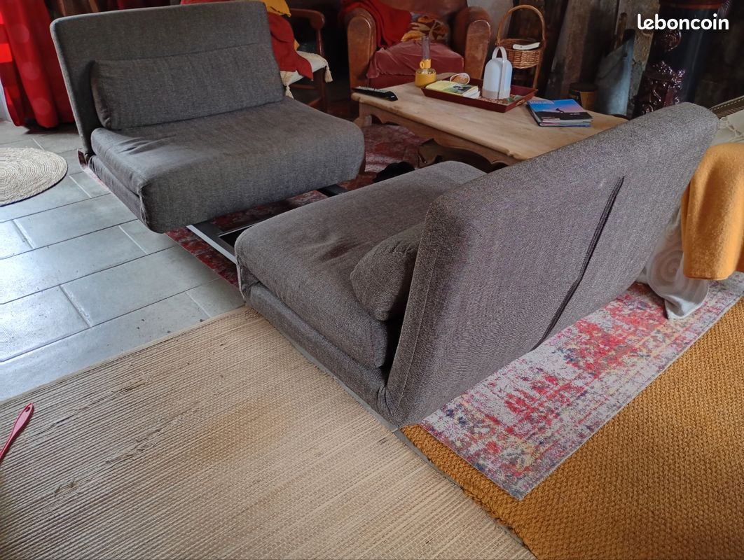 Vend canapé convertible et modulable avec surmatelas (image 4)