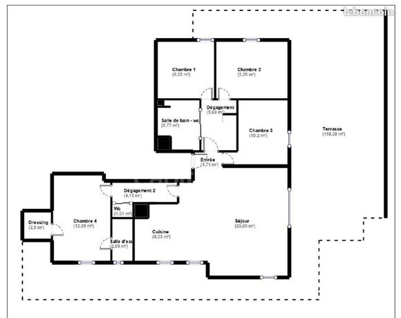 Appartement a louer creteil - 5 pièce(s) - 102 m2 - Surfyn
