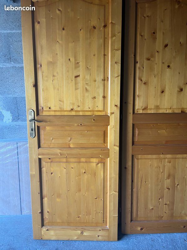 Lot de 5 portes intérieur en sapin (image 4)