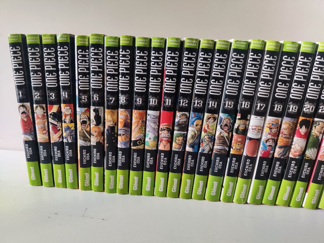 One piece lot de 8 livres - tome 21 à 28 sur Manga occasion