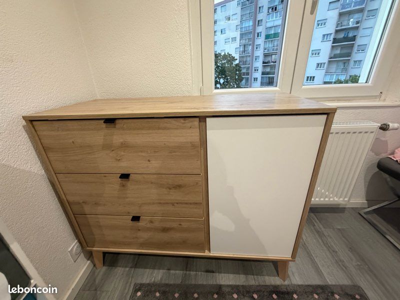 Ensemble de meubles pour chambre de bébé, armoire et lit (image 6)