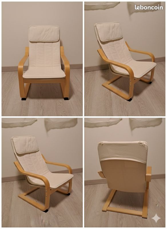 Fauteuil IKEA POÄNG pour enfant (image 1)