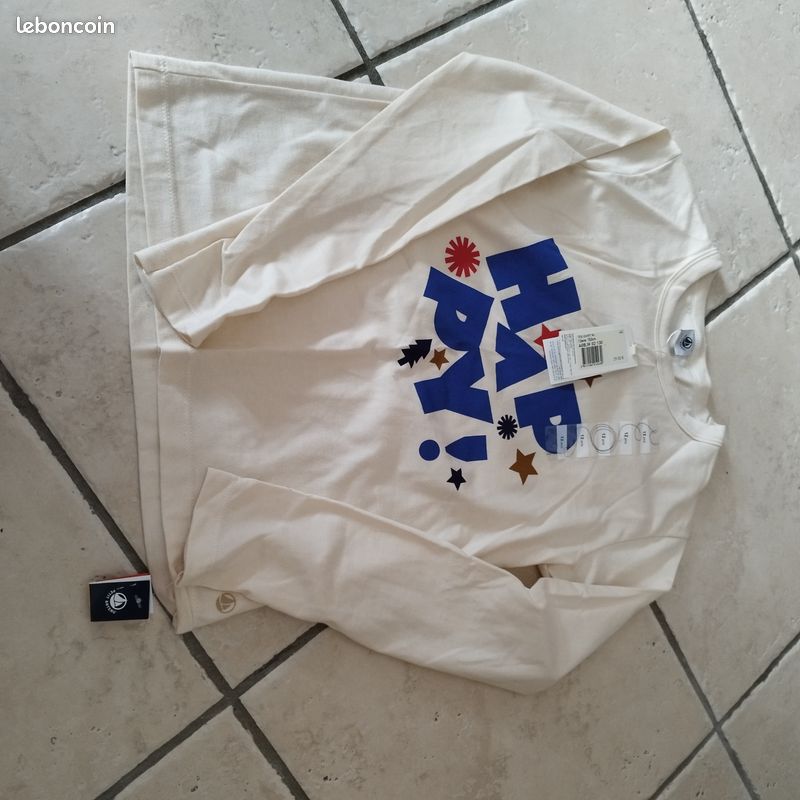 Petit bateau t shirt à manche longues 12 ans (image 1)