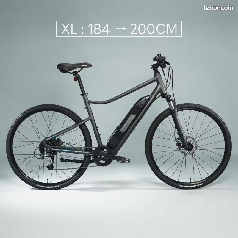 Vélo electrique tout chemin riverside 500e gris (image 2)