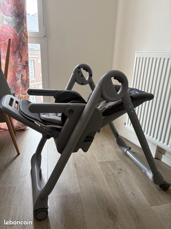Chicco Polly Magic Relax Chaise Haute Bébé Évolutive et Pliable à 4 Roues (image 3)