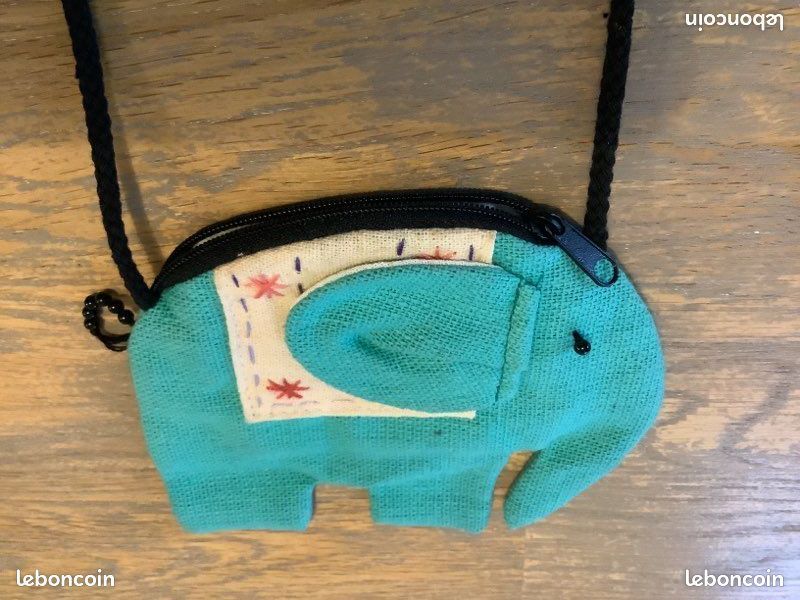 Auony Porte-Monnaie En Cuir Synthétique Élégant Avec Porte-Clés - Motif Éléphant Pour Femmes Et Filles