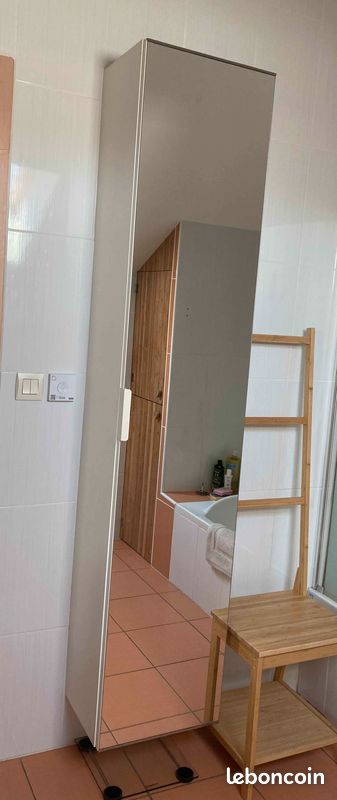 Colonne salle de bains avec miroir NEUVE (emballée) IKEA (image 1)