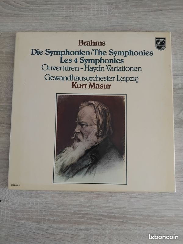 Coffret vinyle Brahms - Les quatre Symphonies (image 1)