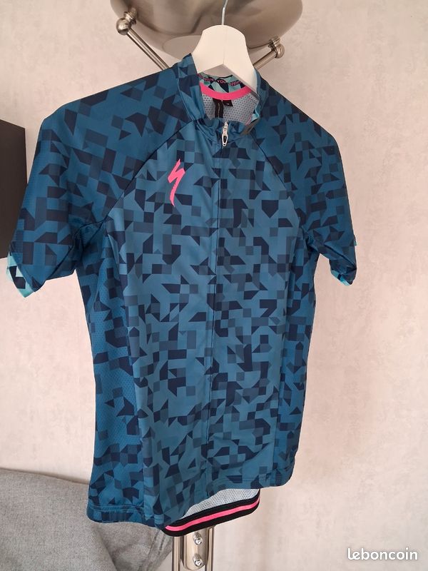 Maillot Cycliste Homme Specialized SL Expert Logo - Noir - Taille M - Neuf Avec Étiquettes