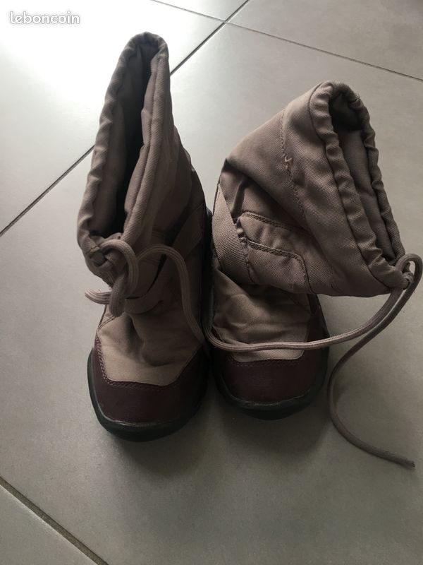 Bottes de ski modèle fille ( violet ) taille 35 (image 1)