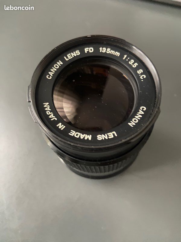 Objectif Canon FD 135mm F/3,5 – Fixe, Occasion, Boîte D'origine – Rare