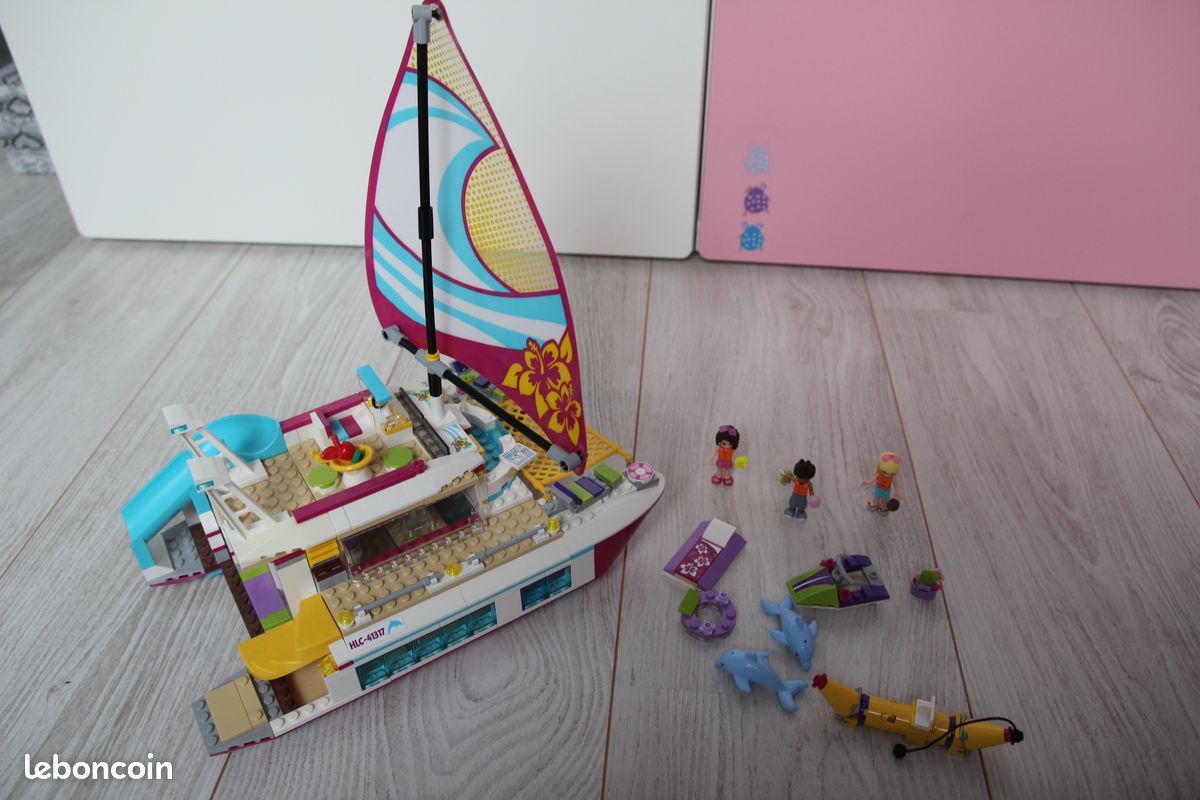 Catamaran Instruction Lego Friends 41317 Sunshine Catamaran Lego