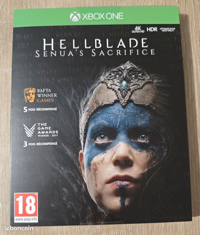 Hellblade Senua's Sacrifice Neuf Sous Blister XBOX ONE